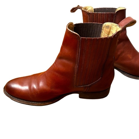 FRYE Women's Brown Leather Chelsea Boots- Size 8.5 - Picture 6 of 12